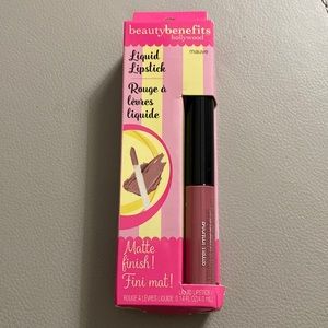 New Beauty Benefits liquid lipstick color Mauve